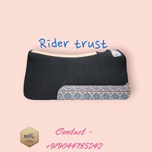 Qualité supérieure 1/2 3/4 1 pouce tapis de selle en feutre de laine pour l'équitation et les courses Western équestre Logo personnalisé disponible - Product Image 2