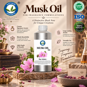 1 KG de Aceite de Fragancia Musk, Ingrediente Aromático Floral Rico para la Fabricación de Fragancias y Perfumes de Lujo - Por Katyani Exports India - Product Image 4