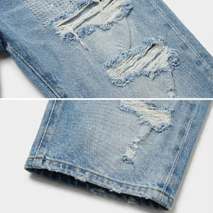 โรงงานผลิตกางเกงยีนส์ขาสั้นประดับคริสตัลแบบ OEM พร้อมบริการพัฒนาตัวอย่างและผลิตจำนวนมากในโรงงาน - Product Image 6