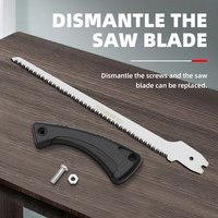 Petite scie à main de qualité bricolage pour le jardinage élagage menuiserie scie à arbre fruitier scie à queue de poulet SK5 lame de remplacement matériau en acier