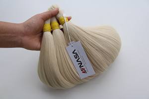 Wholesale Price High Quality Bulk <b>Hair</b> Extensions 100gram 24 inches Double Drawn Light <b>Color</b> Human <b>Hair</b> - Product Image 5