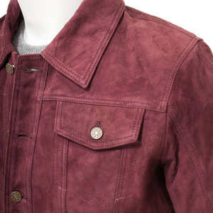 Veste d'hiver en cuir pour homme sur mesure / Veste en cuir pour homme au design unique avec manches classiques et tissu épais - Product Image 3