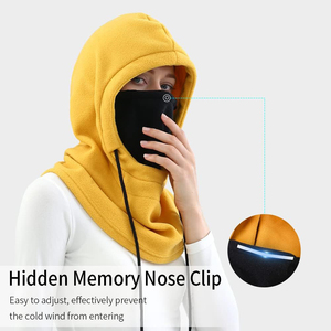 Masque facial unisexe en balaclava 100% polyester imprimé par sublimation, anti-humidité, couvre-tout le visage et le cou pour la course à pied et le cyclisme en plein air - Product Image 4