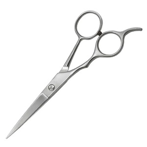 Ciseaux de coiffure professionnels en acier inoxydable, lame tranchante, manche en plastique, pour droitiers, manche long, usage en salon - Product Image 2