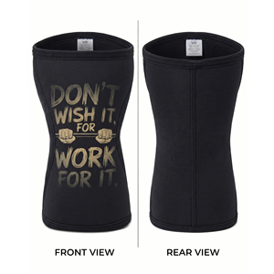 Manguito de neopreno de 7 mm para levantamiento de pesas, soporte de codo unisex con estampado para push-ups y levantamiento de pesas - Product Image 5