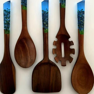 Ensemble de couteaux de table en résine, couteau de cuisine, couteau de table, couteau de dîner, couteau de service, couteau en résine Time 2 Decor - Product Image 1