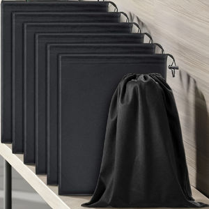 Bolsa de Almacenamiento de Juguetes con Impresión Personalizada, Bolsa de Tela de Algodón con Mini Mango de Cuerda, Bolsa de Compras con Patrón de Letras, Cordón Ajustable - Product Image 2