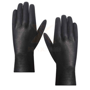 Gants en cuir pakistanais de qualité supérieure - Mode, hiver, décontractés, voyage, extérieur, compatibles écran tactile et doublure en laine - En stock - Product Image 1