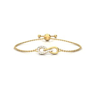 Bracelet à breloques en chaîne fine pour femmes, bijoux de poignet réglables, accessoire de mode, cadeau pour anniversaire, mariage - Product Image 4