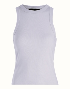Débardeur côtelé pour femme, col rond, couleur unie, longueur standard, coton respirant de haute qualité, vêtement décontracté, logo personnalisé - Product Image 2