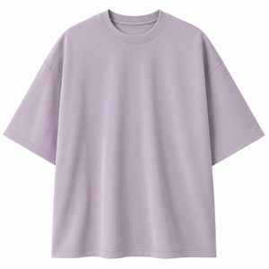 เสื้อยืดโอเวอร์ไซส์ผู้ชาย ผ้าฝ้าย 100% สกรีนโลโก้แบบ DTG พิมพ์ลายดิจิตอล เนื้อผ้าหนา สไตล์วินเทจ ขายส่ง รับผลิต OEM ขั้นต่ำน้อย - Product Image 1