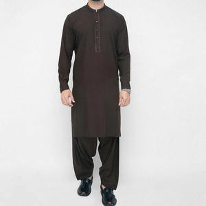 Stylish Cotton <b>Men</b> Salwar Kameez Soft Fabric Long <b>Kurta</b> With Pajama Set For <b>Men</b> Ethnic Wear Collection - Product Image 3