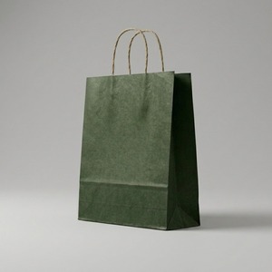 <b>Biodegradable</b> Kraft <b>Paper</b> Boutique Bag with Twisted Handles - Product Image 2