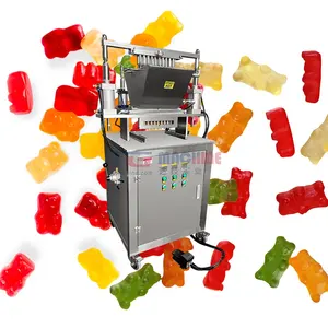 Sustainable small capacity gummy candy making installation sugar coat soft candy making machine