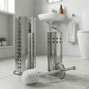 Black Friday OEM VENTA venta al por mayor Taiwán almacenamiento en el hogar Fabricante de muebles MIT portaescobillas de inodoro soporte - Product Image 1