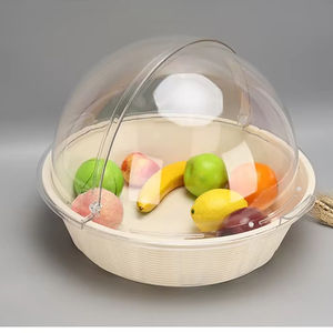 Caja <span class=keywords><strong>de</strong></span> madera extraíble para galletas <span class=keywords><strong>de</strong></span> panadería, estante redondo y rectangular para pan tostado, herramienta <span class=keywords><strong>de</strong></span> exhibición <span class=keywords><strong>de</strong></span> alimentos para cocina, accesorio para <span class=keywords><strong>freidora</strong></span> <span class=keywords><strong>de</strong></span> <span class=keywords><strong>aire</strong></span>. - Product Image 1