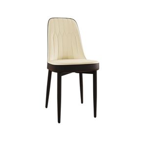 Moderno tavolo da pranzo rettangolare per 6 persone 51 \ "vetro temperato metallo nero gamba spessa sedia PU imbottita per sala da pranzo - Product Image 6