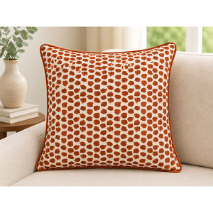 Luxury 100% Linen Printed Pillow <b>Cover</b> | Elegant Decorative <b>Cushion</b> <b>Cover</b> for Modern Interiors Pillow <b>Cover</b> for Modern Home - Product Image 1