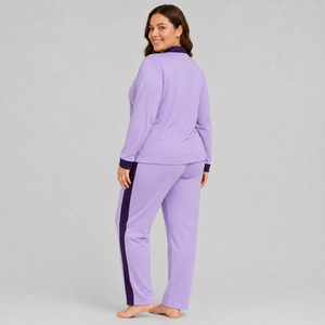 <b>Women</b> Sleepwear <b>Pajama</b> Set Custom Logo Soft Cotton Breathable Comfortable Lounge Set Private Label Wholesale Factory Supplier - Product Image 2
