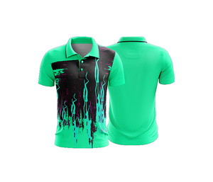 Athletic Fit Sublimation Polo Shirt with Custom Logo Durable Stitching for Men Women Youth Quick-Dry Dry-Fit Active - Product Image 3