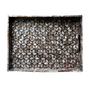 Majestic Heritage, fregona hecha a mano y bandeja con incrustaciones de hueso, vajilla de lujo a medida para el hogar, el hotel y el uso en ocasiones especiales - Product Image 2