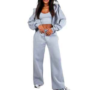 Arabic Hooded Casual Cotton Fabric Muslim <b>Tracksuits</b> Sets For Women Solid Breathable Quick Dry Sportswear for Women Lightweight - Product Image 6