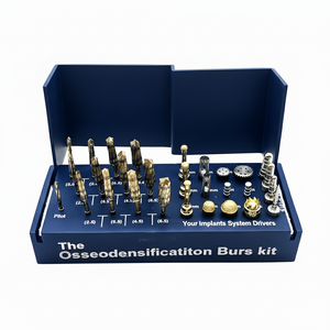 Kit de fraises pour osseodensification dentaire, ensemble de forets chirurgicaux pour implants et expansion osseuse, revêtement titane - Product Image 3