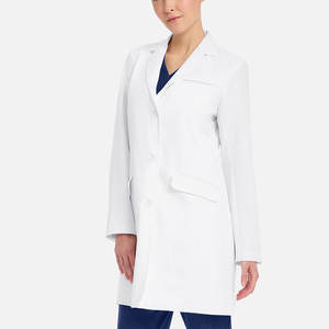 Bata de laboratorio médica ligera para mujer, bata de doctora de alta calidad fabricada en Pakistán - Product Image 3