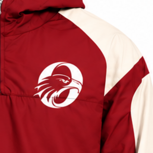 Mens Red Nylon Quarter Zip <b>Hoodie</b> Shorts Set Contrast Panel Lightweight Athletic <b>Running</b> Training Gym Casual Sportswear - Product Image 5