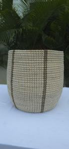 ที่เก็บเสื้อผ้าอเนกประสงค์ทรงกลมทำมือจากหญ้าเซจธรรมชาติแบบยั่งยืนทันสมัย (33x15x85 ซม.) สำหรับใช้ในโรงรถ โดย Hien Luong - Product Image 4