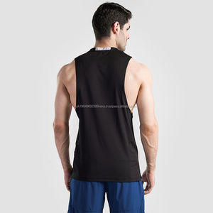 Camisetas de Gimnasio para Hombre al por Mayor, 100% Algodón, de Alta Calidad, Chalecos Casuales para Fitness y Culturismo, Transpirables - Product Image 4