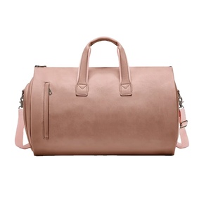 Sac de sport en cuir véritable Sangle réglable Sac à main imperméable Extra Large Weekender Hiking Trip Shoes Compartment - Product Image 2