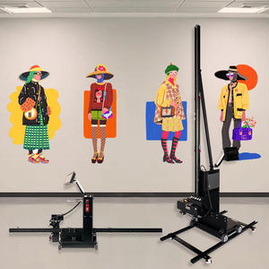 เครื่องพิมพ์ผนังและพื้นคุณภาพดี เครื่องพิมพ์ผนังแนวตั้ง 3 มิติ/เครื่องพิมพ์พื้นหลัง 3 มิติ 2 in 1 - Product Image 1