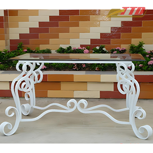 Decorative Garden Wrought Iron <b>Table</b> <b>and</b> <b>Chairs</b> Set for Patio Balcony Outdoor Dining <b>and</b> Leisure Furniture - Product Image 3