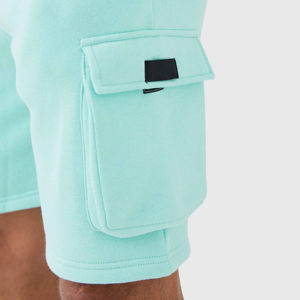 Ensemble deux pièces décontracté pour homme : T-shirt à manches courtes et short en coton de couleur unie - Product Image 6