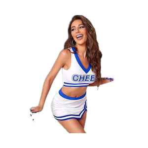 Nuevos Uniformes de Animadoras Personalizados 100% Poliéster para Mujeres y Jóvenes, Shorts de Animadoras al por Mayor, Disfraces de Animadoras - Product Image 1