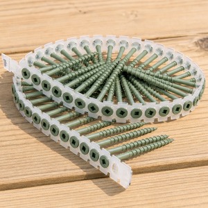 [YOU-ONE Sistemas de Fijación] Tornillos para Terraza de Cabeza Cuadrada de 41 a 75 mm, Tipo 17, Tornillos para Madera Exterior Tipo Cinta - Product Image 1