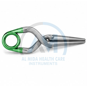 Al Mida Healthcare Surgical Scissors Stainless Steel Sharp Blade for Vascular Surgery CE Certified Class II Manual <b>Instrument</b> - Product Image 3