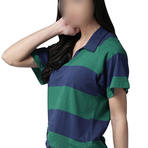 Polo de Mujer de la Más Alta Calidad, Personalizado, de Algodón Orgánico, Manga Corta, Liso, para Trabajo, Informal - Product Image 1