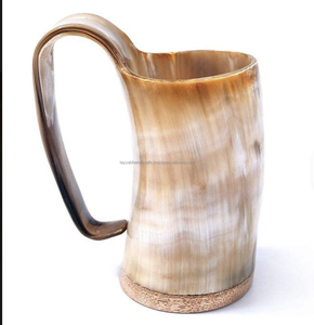 Dernier modèle de tasse Viking et corne multicolore sculptée écologique Prix de gros standard de l'Inde - Product Image 5