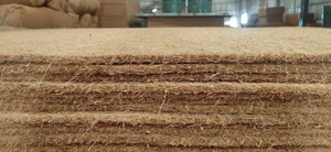 Eco2go Vietnam Coir Outdoor <b>Mat</b> Braided Non-Slip Rectangle Raw Solid Color Coconut Fiber Backing 12mm Thickness - Product Image 4
