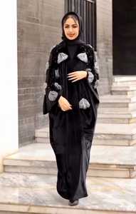 Abayas ปักด้วยมือที่สง่างามและเจียมเนื้อเจียมตัวสำหรับผู้หญิง! - Product Image 2