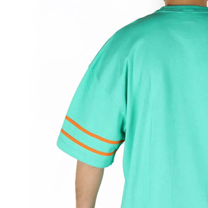 Camiseta Oversize de Algodón con Hombros Caídos, Cuello Redondo, Estilo Urbano Casual - Product Image 3