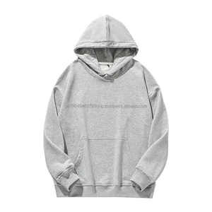 Men's <b>Vintage</b> <b>Oversized</b> Pullover Hoodie Heavyweight 100% Cotton Fleece <b>Sweatshirt</b> Embroidered Men's Hoodies <b>Sweatshirts</b> - Product Image 2