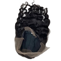 Perruque Lace Front Wig HD 13x4, cheveux 100% humains, extensions de cheveux lisses, ondulés et bouclés, couleur noir à blond, vente en gros en usine - Product Image 4