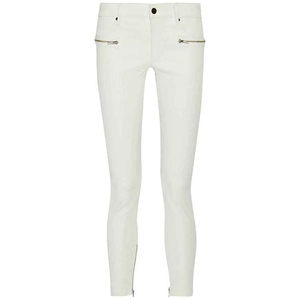 Pantalon en cuir pleine fleur de qualité supérieure, coupe ajustée, style décontracté, mode moderne, vêtement de style urbain - Product Image 1