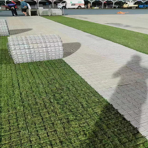 Factory Direct Supply Tent Floor Splicing Lawn protection Board Plastic Outdoor protection Sports Track Floor Grass <b>Mat</b> - Product Image 4