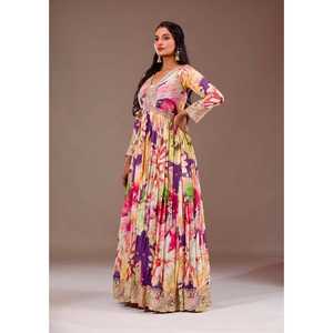 Robes de soirée pour les fêtes Robe brodée avec paillettes Travail - Product Image 4