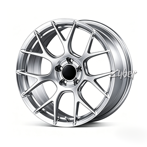 Jantes monobloc en aluminium forgé à rayons croisés traditionnels haute performance pour <span class=keywords><strong>BBS</strong></span> RE-V7, revêtement poudré noir diamant - Product Image 3