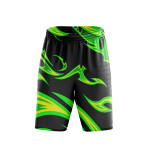 Pantalones Cortos de Poliéster Suave para Sublimación, Tejido de Secado Rápido, Ajuste Cómodo, Impresión Personalizada, Cintura Media Elástica para Deportes - Product Image 1